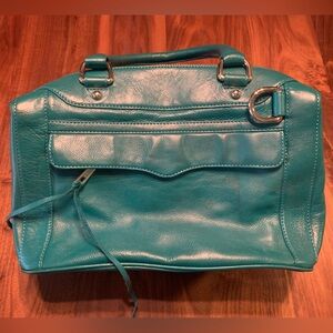 Green leather Rebecca Minkoff purse